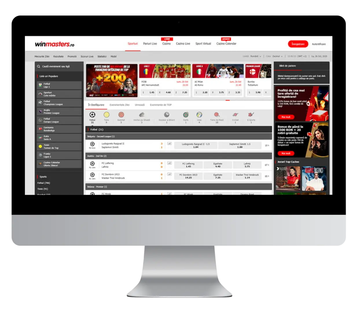 Winmasters casino online